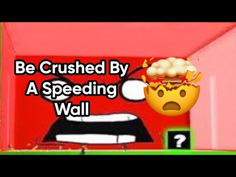 Be Crushed By A Speeding Wall! 😳 - #roblox #funny