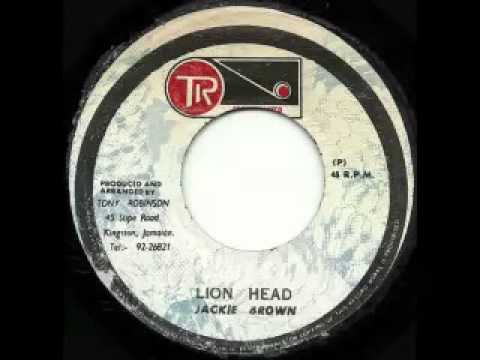 JACKIE BROWN + GROOVEMASTERS ALLSTARS - Lion head + beware of the lions head (1975 Groovemaster)