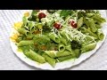 Healthy Spinach Pasta With Exotic Vegetables | Quick & Easy Pasta Recipe | Green Pasta