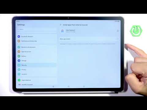 HUAWEI MatePad 11.5 (2025) – How to Allow Unknown Sources