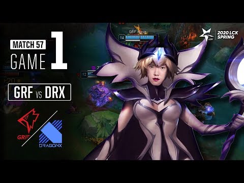 GRF vs DRX | Match57 Game1 H/L | 2020 LCK Spring