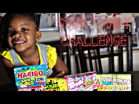 Sour Candy Challenge!! | Princess JoJo and Baby Major Dad Eats Sour Candy!