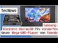NEWS Samsung Kleinere MicroLED TVs Verworfen Pannde Bringt PD 6 Elite UHD BD Mega Player Uvm