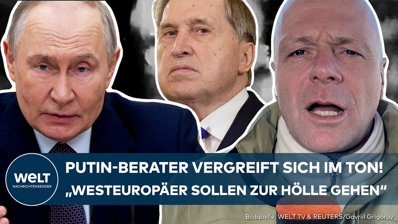 UKRAINE-KRIEG: Putin-Berater Uschakow vergreift sich im Ton! "Westeuropa sollen zur Hölle gehen"