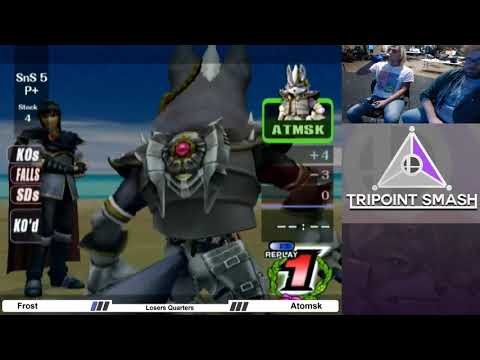 Frost(Marth) vs Atomsk(Wolf) - Tripoint Smash 86 Losers Quarters