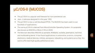EC308 Module6 Session5 - MUCOS RTOS