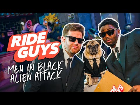 Can You Beat Our High Scores? MEN IN BLACK: Alien Attack! | Ride Guys