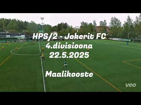 Maalikooste: HPS2 - Jokerit FC, 22.5.2025