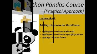 Adding new column to DataFrame- Python pandas course