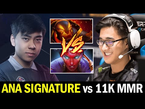 ANA vs ABED — Signature Ember Spirit vs 11K MMR Dota 2