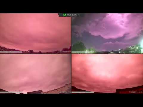 Timelapse do céu - Uma semana em alguns instantes em Santa Catarina - Monte Castelo - 14/09/2026