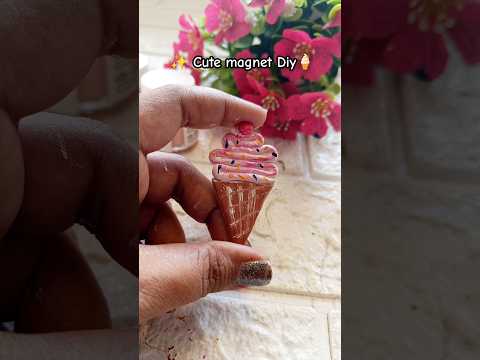 Cute magnet Diy#youtubeshorts #acryllic#diy#art#painting#youtube#shortvideo #shorts #acrylicpaintng