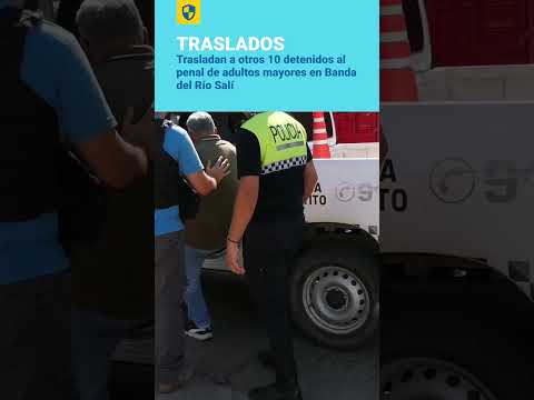 Trasladan a otros 10 detenidos al penal de adultos mayores en Banda del Río Salí