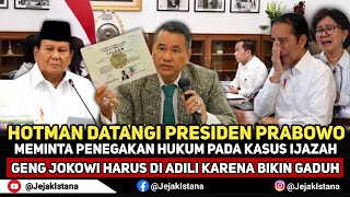 Download lagu HOTMAN FINALLY MEETS PRABOWO, THE DIPLOMA CASE CAUSES Uproar, JOKOWI'S GANG MUST BE JUDGED mp3