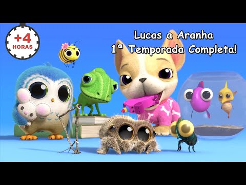 Lucas a Aranha em Português BR | 1ª Temporada Completa! | Compilação de 4 Horas | Desenhos Animados