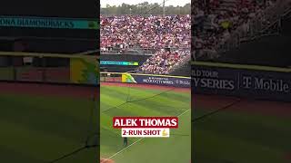 Alek Thomas socks the first homer of the 2026 MLB #MexicoCitySeries ????????