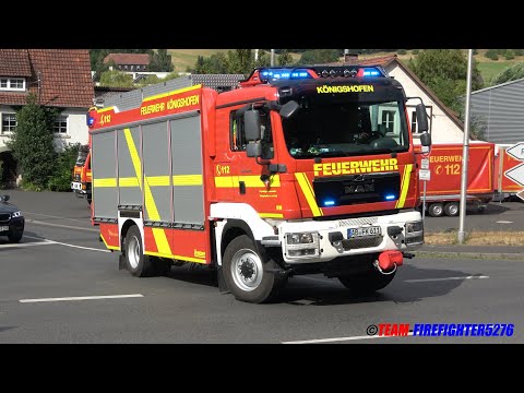[Verkehrsunfall mit mehreren eingeklemmten Personen] Großübung der Feuerwehren des Markt Mömbris