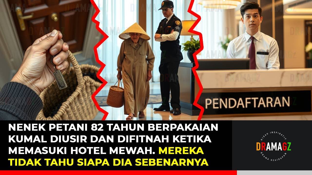 SEORANG WANITA PETANI TUA DIUSUR DARI HOTEL MEWAH KARENA PENAMPILANNYA