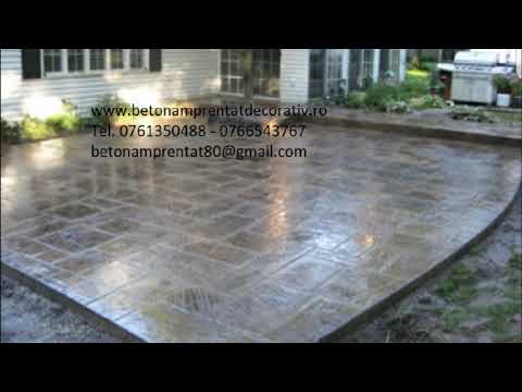 Beton Amprentat Valea Seacă - Covasna Tel.0761350488 -0766543767