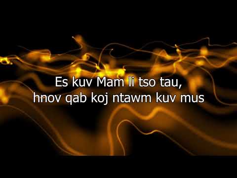 Rov Pom Koj Dua - Maa Vue Feat  David Yang Lyric Video