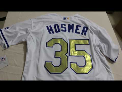 kansas city royals #35 Eric Hosmer gold Jersey @jennyloop2012
