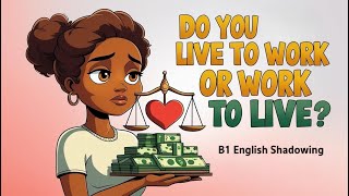Do You Live to Work or Work to Live? | B1 English Shadowing