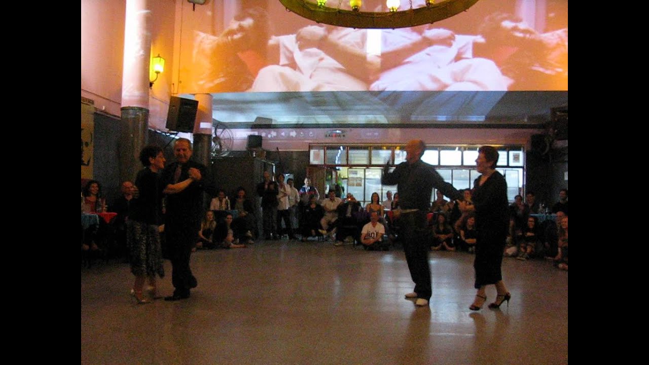 MARTHA ANTÓN y EL GALLEGO MANOLO y OSVALDO y COCA en ¡Viva la Pepa! milonga (domingos en Malcolm)