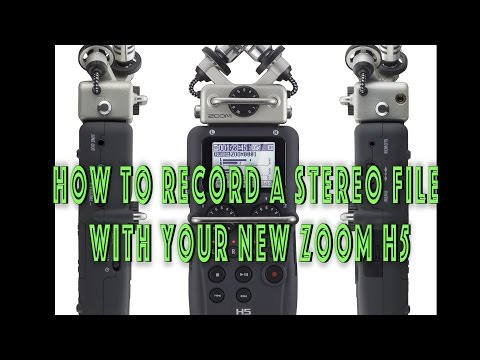 Zoom H5 - How to record