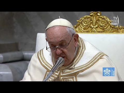 Primi Vespri della Solennità di Maria Santissima Madre di Dio, Omelia di Papa Francesco