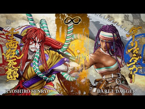 Samurai Shodown Gameplay: Kyoshiro Senryo vs Darli Dagger