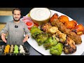 Party Dawat Menu BBQ Platter Without Coals Grill At Home