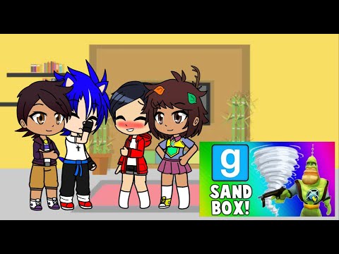 Austin Luz Anne And Marcy React VanossGaming Gmod Sandbox Funny Moments TORNADO Edition