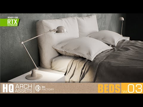 UE4 Beds HQ Assets Vol. 3