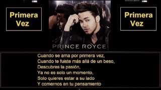 Prince Royce - Primera Vez + Letra