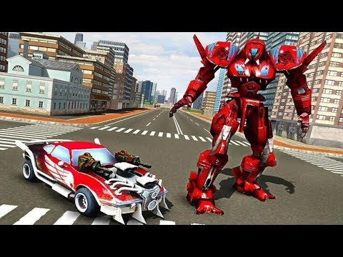 Robot Car War Transform Fight Android Gameplay