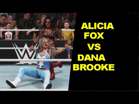 WWE 2K19 Alicia Fox vs Dana Brooke - Knockout Match