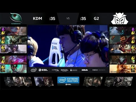 G2 vs KDM Game 3 Highlights - G2 ESPORTS vs. KONGDOO MONSTER - Group B Elimination Match - IEM 2017