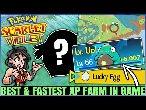 How to Get Level 100 Pokemon FAST - Easy & Best XP Farm Early & Late Game - Pokemon Scarlet Violet!