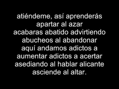 Nach - Tres Siglas (Letra)