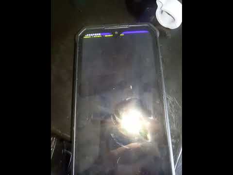 Armor 9 Ulefon recouvert mode TEST shows MIC TEST FAIL for Main, Réf and 3rd