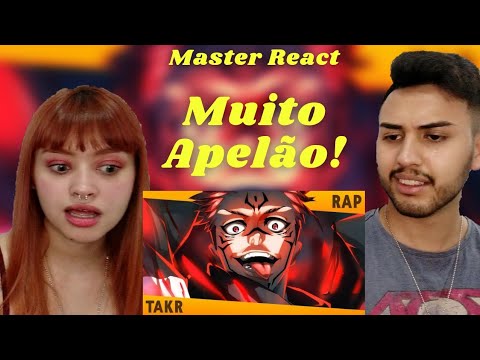 REACT RAP DO SUKUNA "O Rei das Maldições" | Takeru