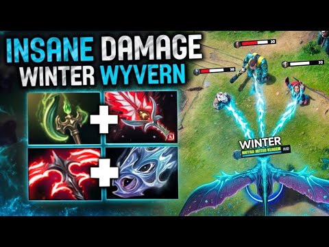 Winter Wyvern Hard Carry 🔥🔥🔥Comeback One Shot Meta 36 Kills | Dota 2 Gameplay