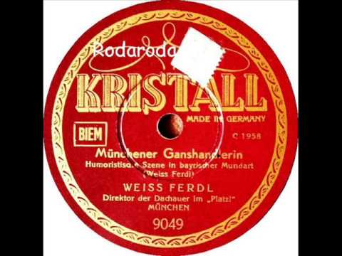 Münchener Ganshandlerin   Weiss Ferdl