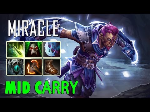 Miracle - Pro Anti Mage Mid Carry Good Fucking Game 9k MMR Dota2 7.02
