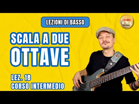 Lezioni di Basso #18 Corso Intermedio - La Scala maggiore a due ottave