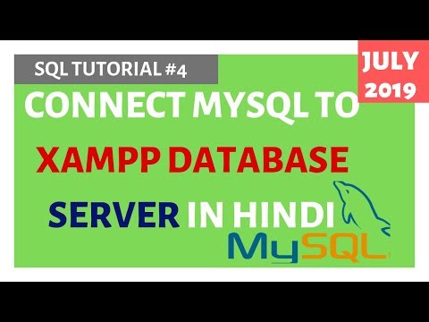Learn MySQL Tutorial 4 Connect MySQL To XAMPP Database Server | Find ...
