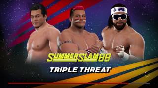 WWE 2K17 LEGENDS DLC - Tatanka Vs Randy Savage Vs Tatsumi Fujinami