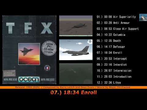 TFX (TACTIAL FIGHTER EXPERIMENT) - SCC1 - OST [Full] Game Soundtrack