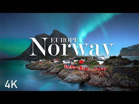 Norway 4K Video - Relax with Calm Music and Beautiful Nature from Drone