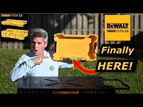 DeWalt Toughsytem 2.0 Tool Tray, Review, Drop Tests, Compatibility, Packout